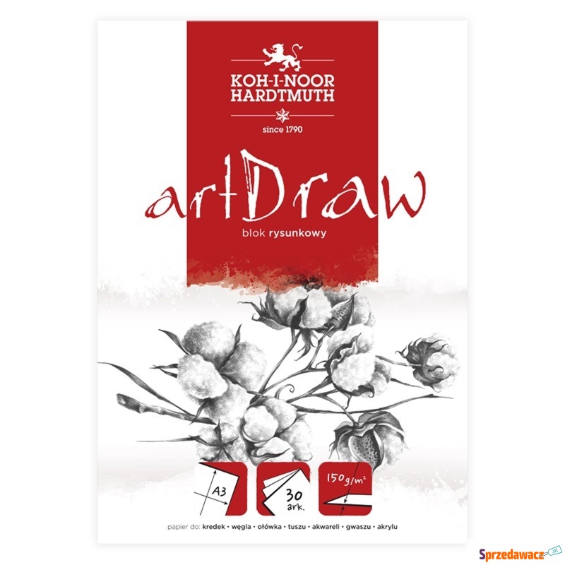 KIN BLOK RYSUNKOWY ARTDRAW A3 30...