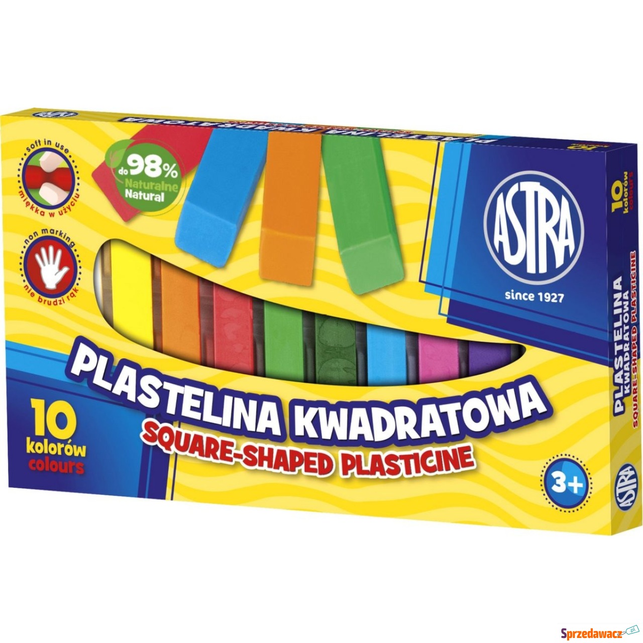 Plastelina Astra 10 kolorów kw...