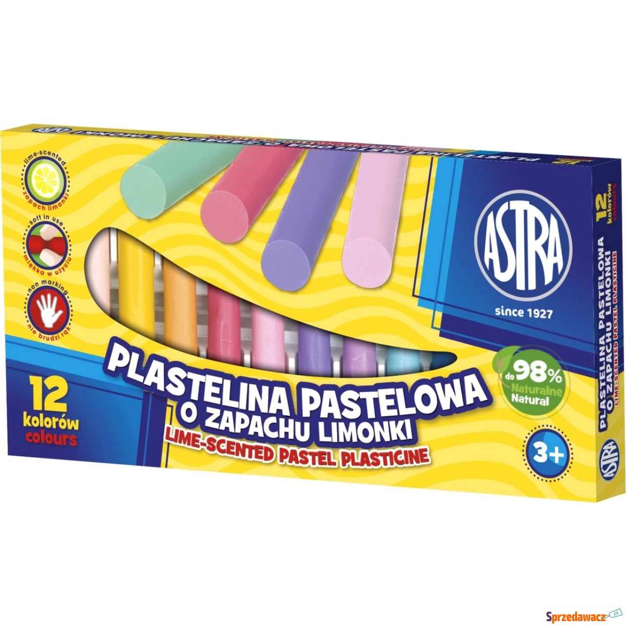 Plastelina Astra 12 kolorów pa...