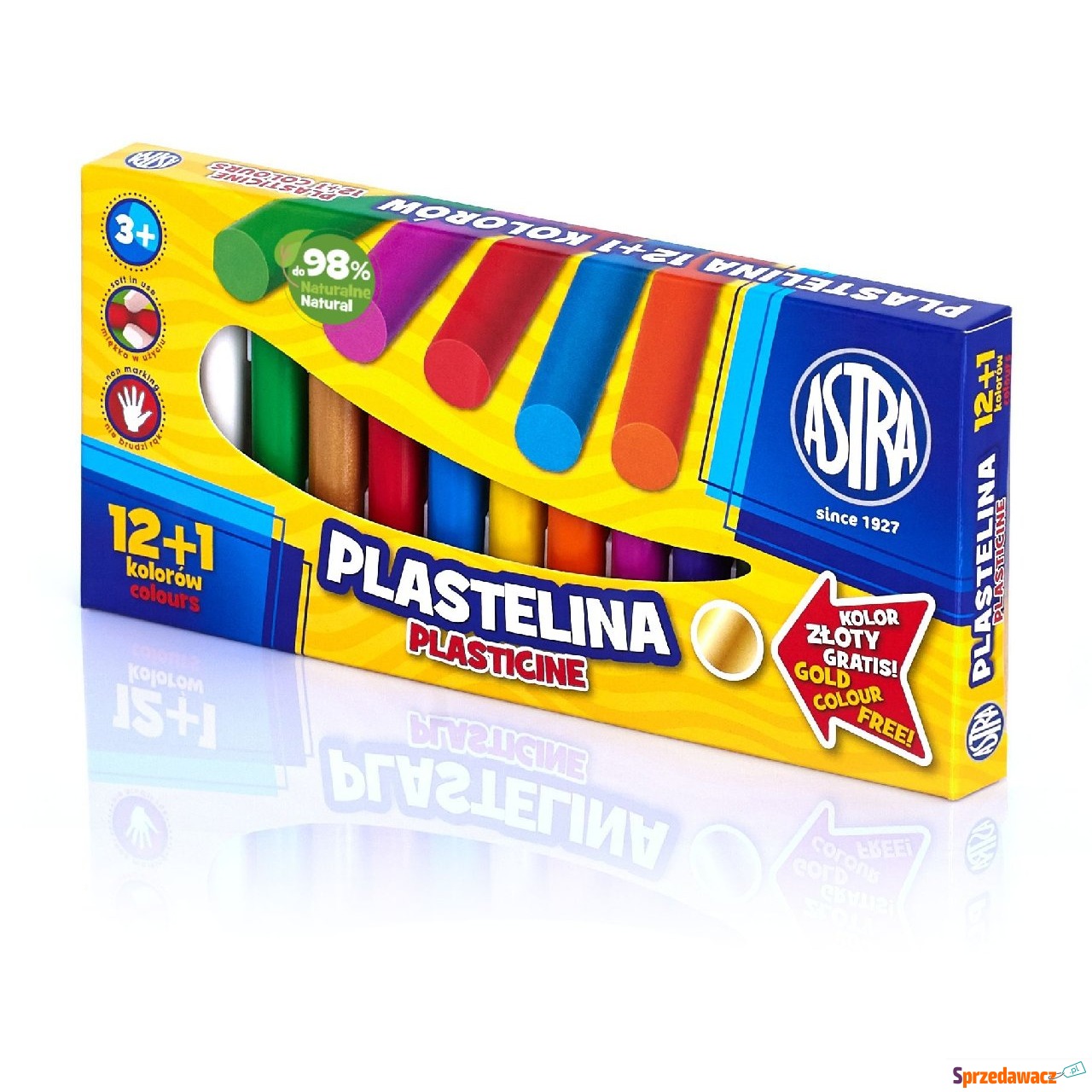 Plastelina szkolna Astra 12 ko...