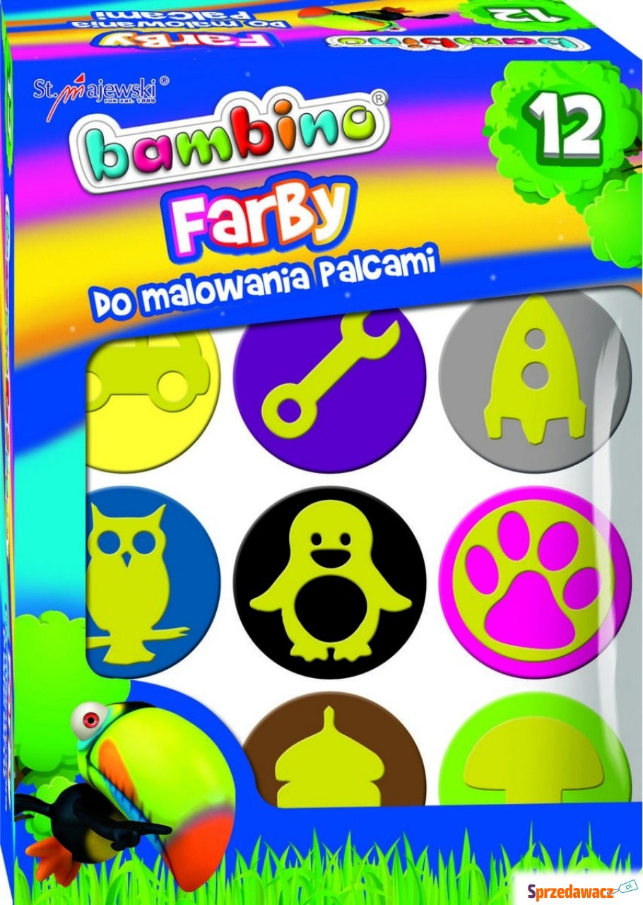Farby do malowania palcami 12...