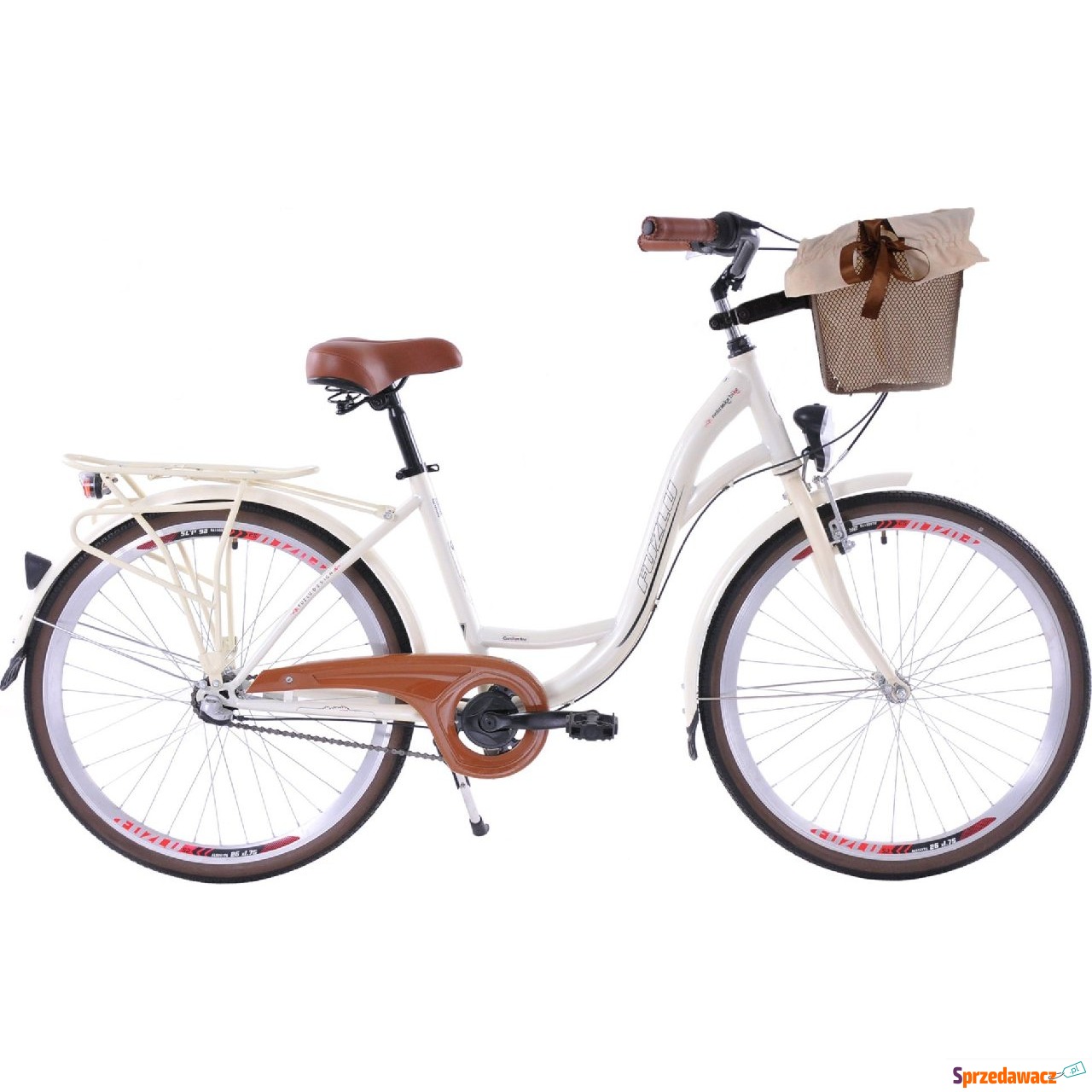 Fuzlu Rower Nebraska 26 kremowy...