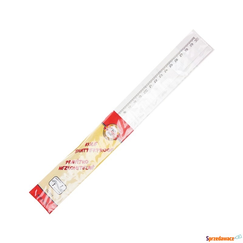KIN LINIJKA 742674 30 CM NIEŁAMLIWA