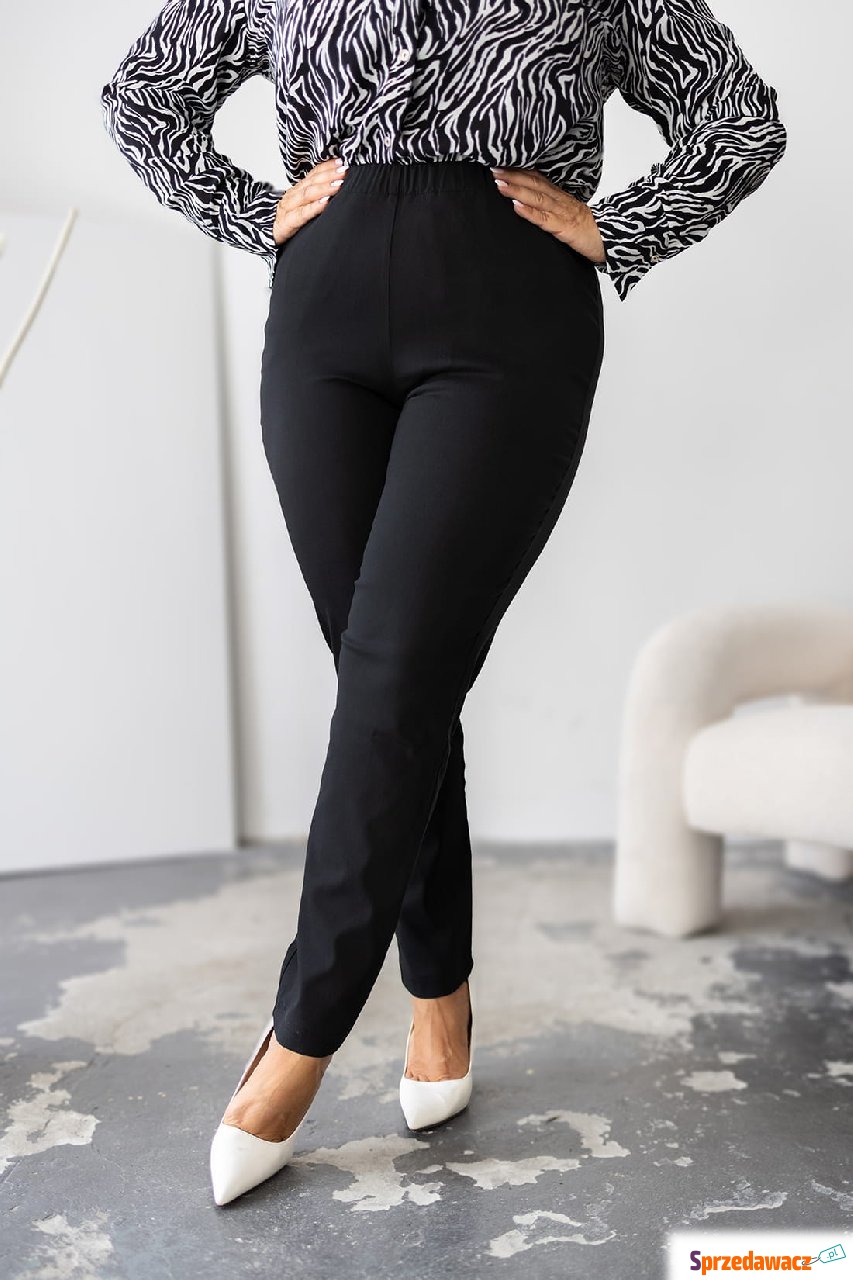 Czarne spodnie Alex PLUS SIZE XXL