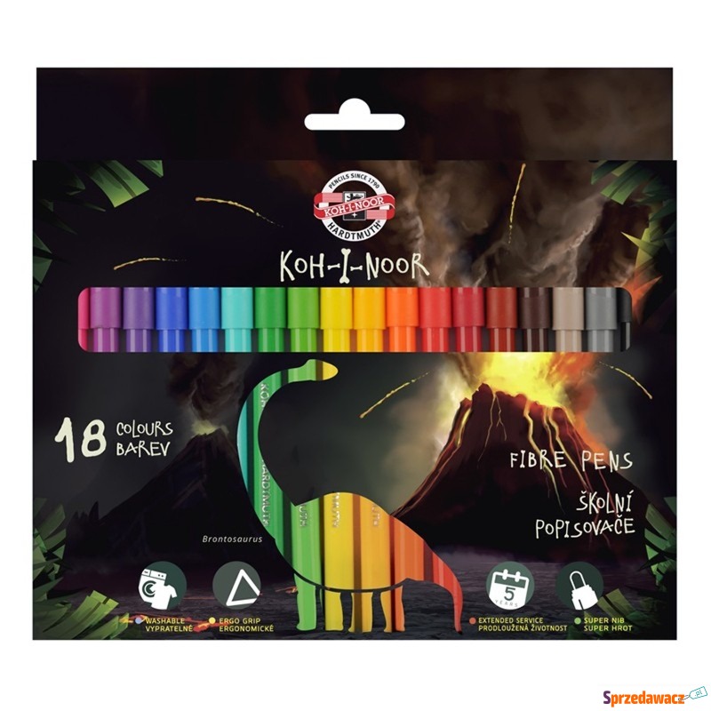 KIN FLAMASTRY DINO 7710/2AH 18...