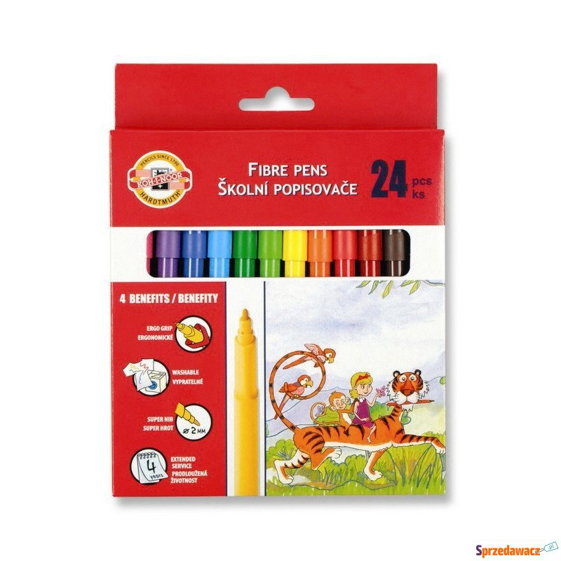 KIN FLAMASTRY 7710/2BD 24  KOLORY...