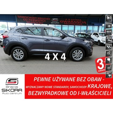 Hyundai Tucson - 4x4 177KM Podgrzewana KIER+FOTELE Led  GWARANCJA I-wł Kraj Bezwyp F23%