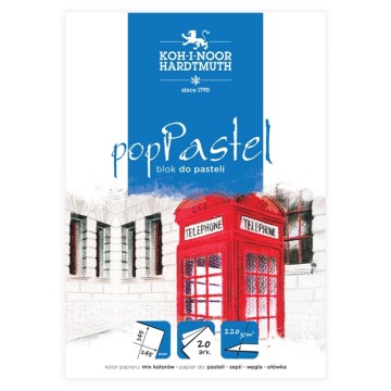 KIN BLOK DO PASTELI POPPASTEL  245x345 20 ARK. 220 G. MIX