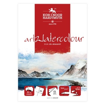 KIN BLOK AKWARELOWY ART WATERCOLOUR A3 12  ARK. 300 G.