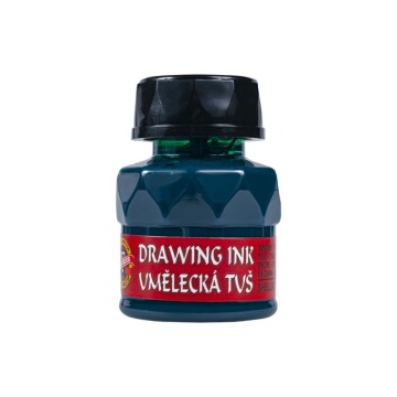 KIN TUSZ KREŚLARSKI ART 2500 PHTHALOCYANINE GREEN 20 G.