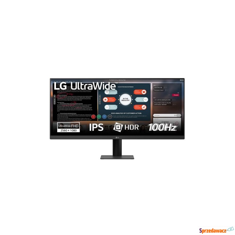 MONITOR LG LED 29" 29U511A-B 100Hz - Monitory LCD i LED - Legnica