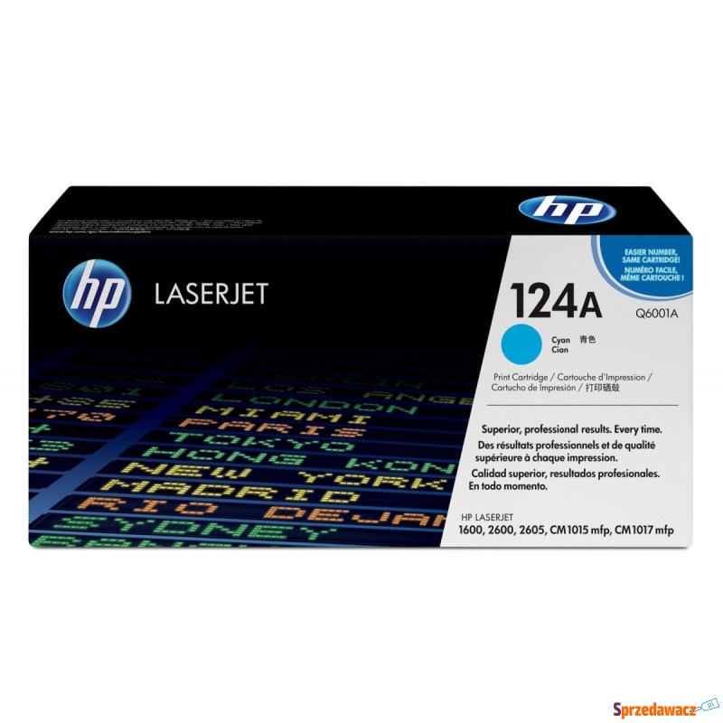 HP Toner 2k Q6001A BŁĘKITNY - Tusze, tonery - Sieradz