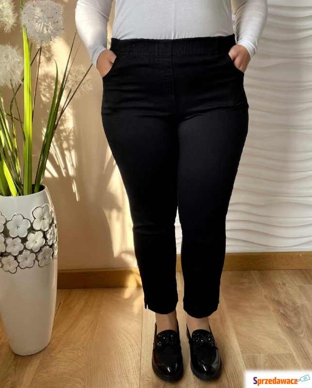 Jeansowe spodnie czarne Jeangaliny 03 – slim fit... - Spodnie damskie - Giżycko