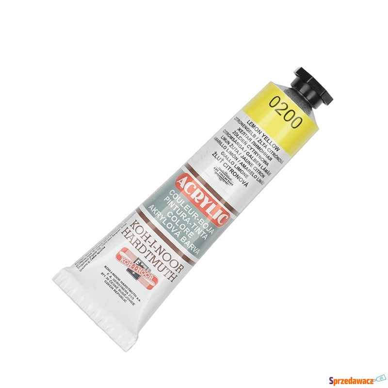 KIN FARBA ACRYLOWA 162712 LEMON YELLOW 0200 40... - Farby - Chorzów
