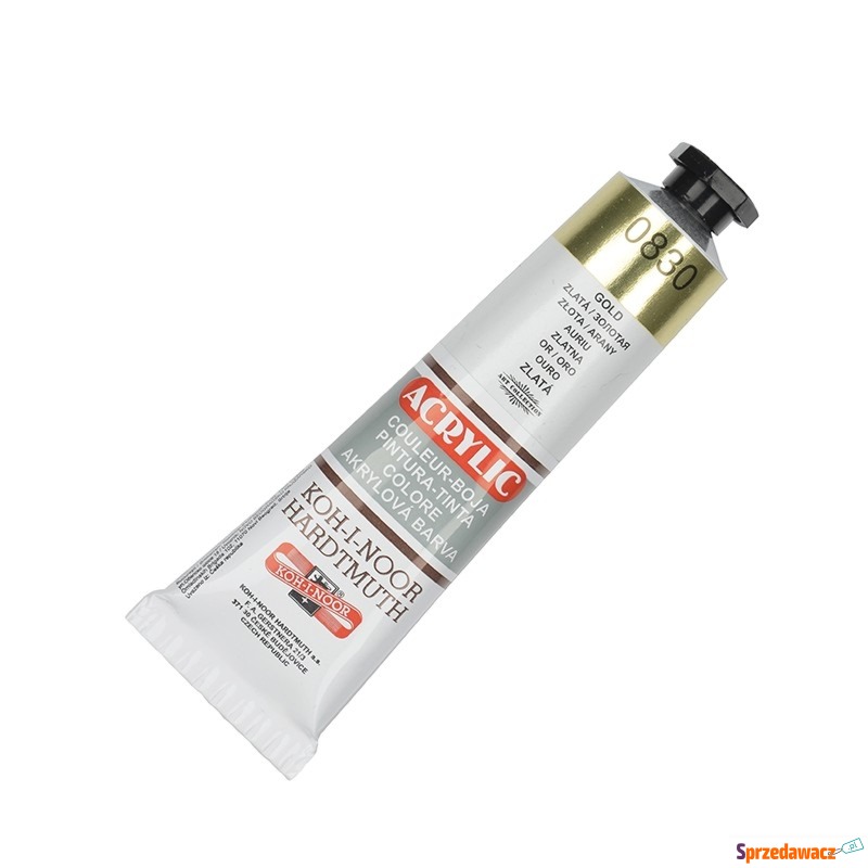 KIN FARBA ACRYLOWA 162725 GOLD 0810 40 ML - Farby - Brzeg