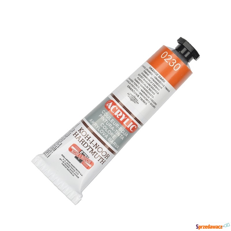KIN FARBA  ACRYLOWA 162728 DARK ORANGE 0230 40... - Farby - Inowrocław