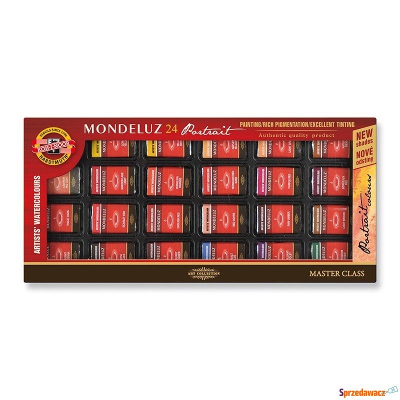 KIN FARBY AKWARELOWE MONDELUZ 01636/2  8 G.  24... - Farby - Legnica