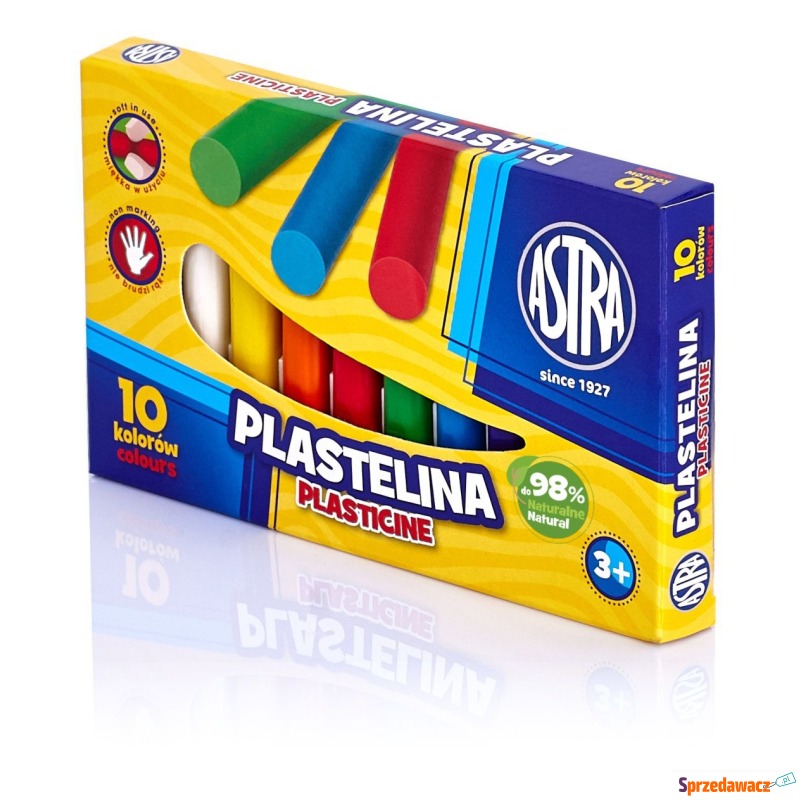 Plastelina 10 kolorów Astra - Artykuły papiernicze... - Sochaczew