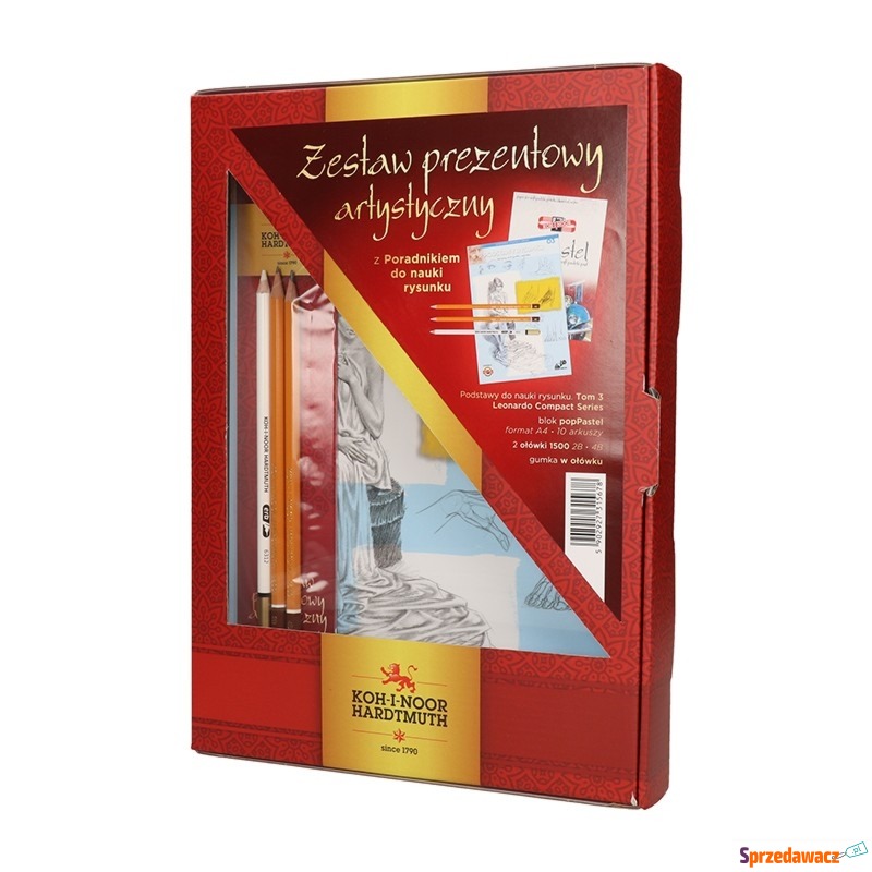 KIN ZESTAW DO NAUKI RYSUNKU Z PORADNIKIEM  03... - Pozostałe art. szkolne - Chorzów