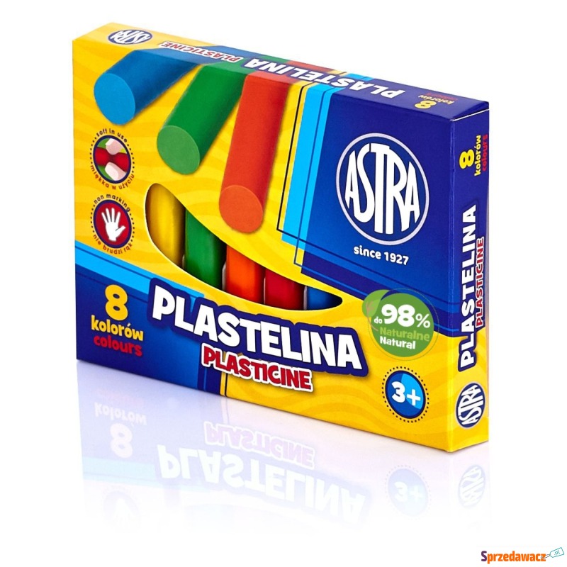 Plastelina 8 kolorów Astra - Artykuły papiernicze... - Gdynia