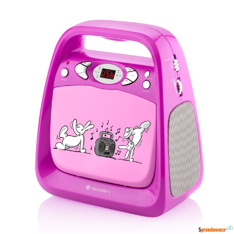 Boombox dla dzieci GoGEN BOBKARAOKEP różowy - Odtwarzacze CD i MD - Elbląg