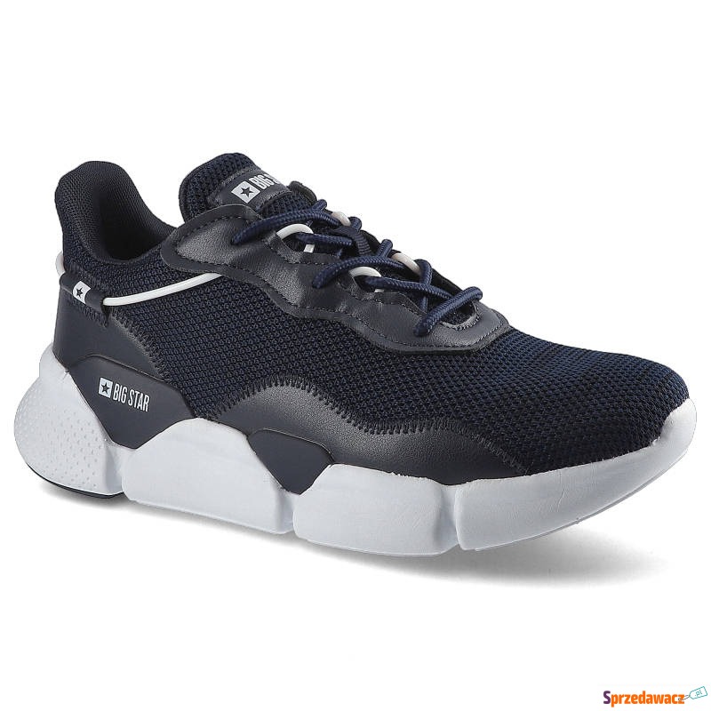 Sneakersy męskie Big Star, sznurowane z tekst... - Buty sportowe miejskie... - Opole