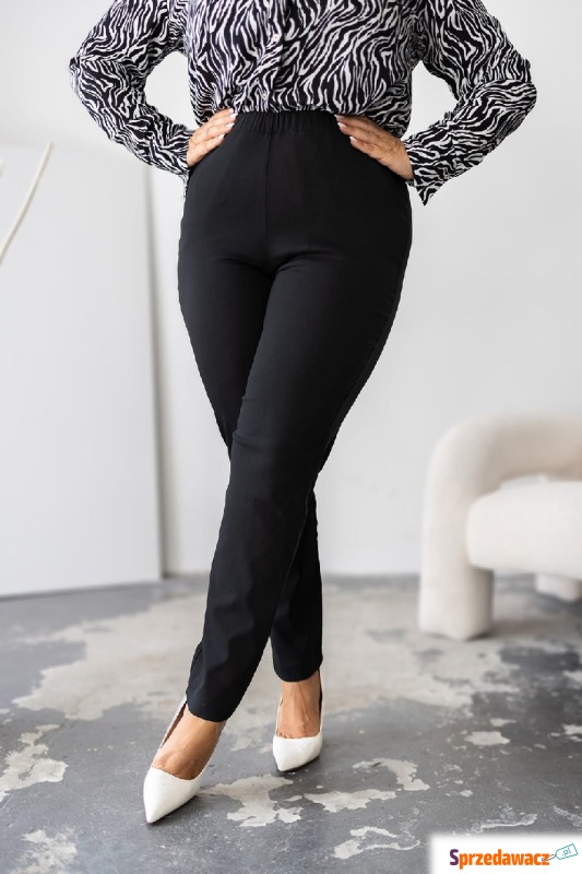Czarne spodnie Alex PLUS SIZE XXL - Spodnie damskie - Poznań