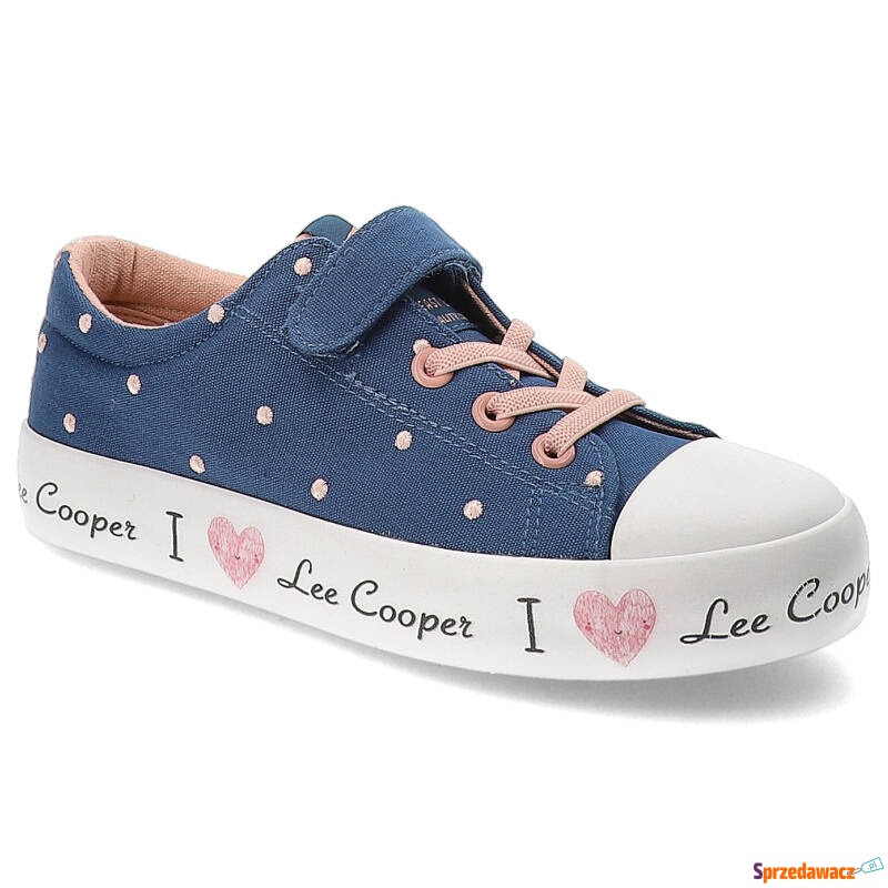 Granatowe Trampki Lee Cooper Modne Obuwie Dla... - Buty sportowe dziecięce - Gdynia