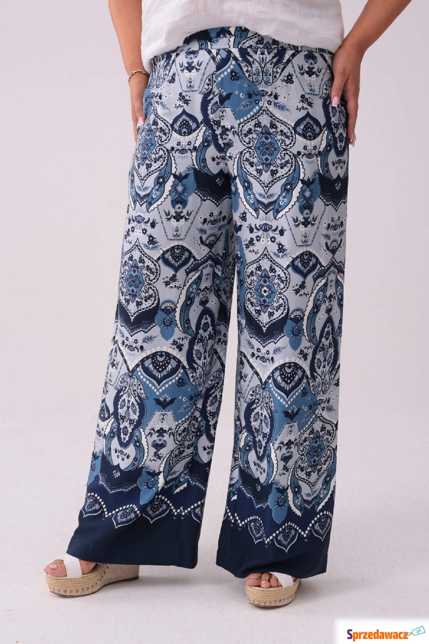 Satynowe spodnie Marina PLUS SIZE...