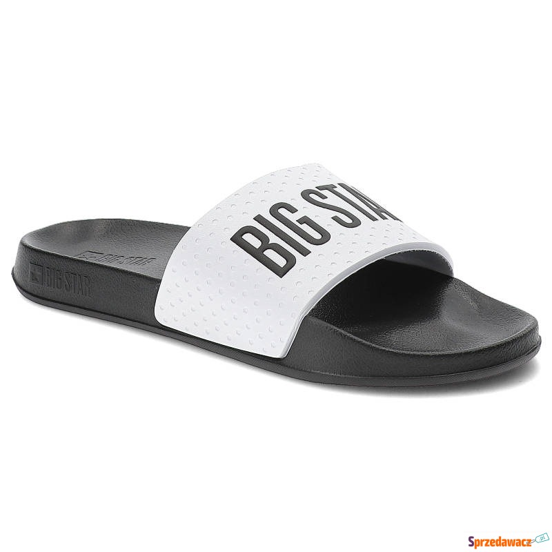 Czarne Klapki Big Star Męskie Buty...