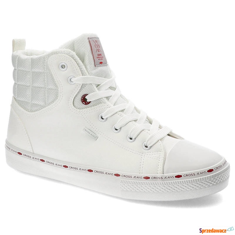 Białe Sneakersy Cross Jeans Mę...
