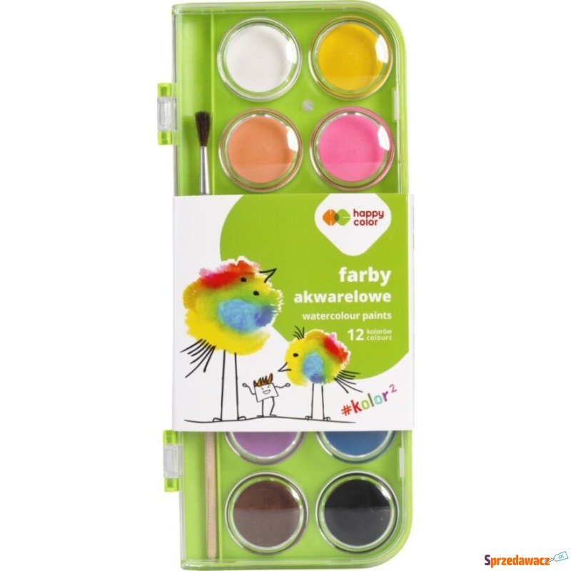 Farby akwarelowe 12 kolor Premium...