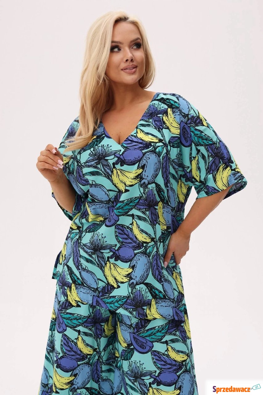 Miętowa bluzka Tropica Lazurowe...