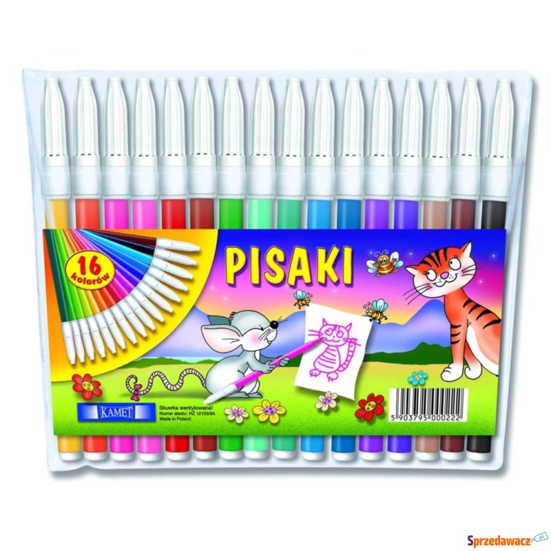 Flamastry dla dzieci szkolne Kamet...