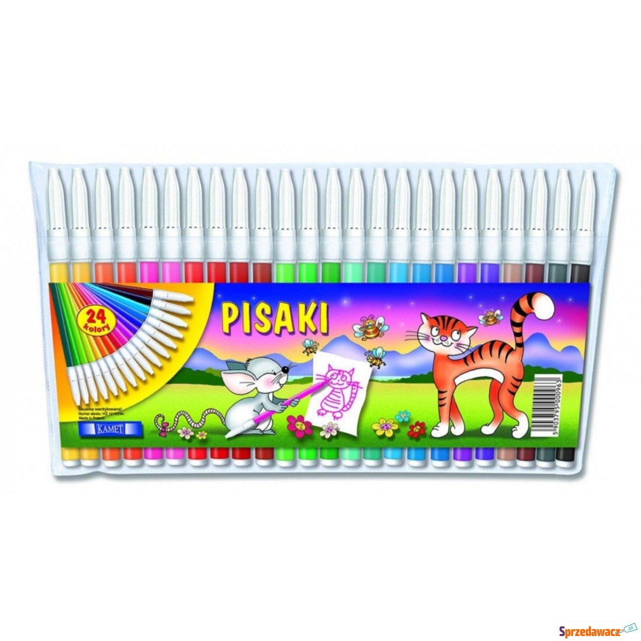 Flamastry dla dzieci pisaki Kamet...