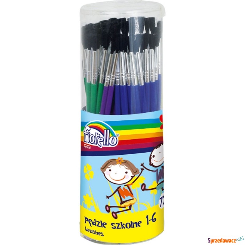 Pędzelki szkolne cienkie Fiorello...