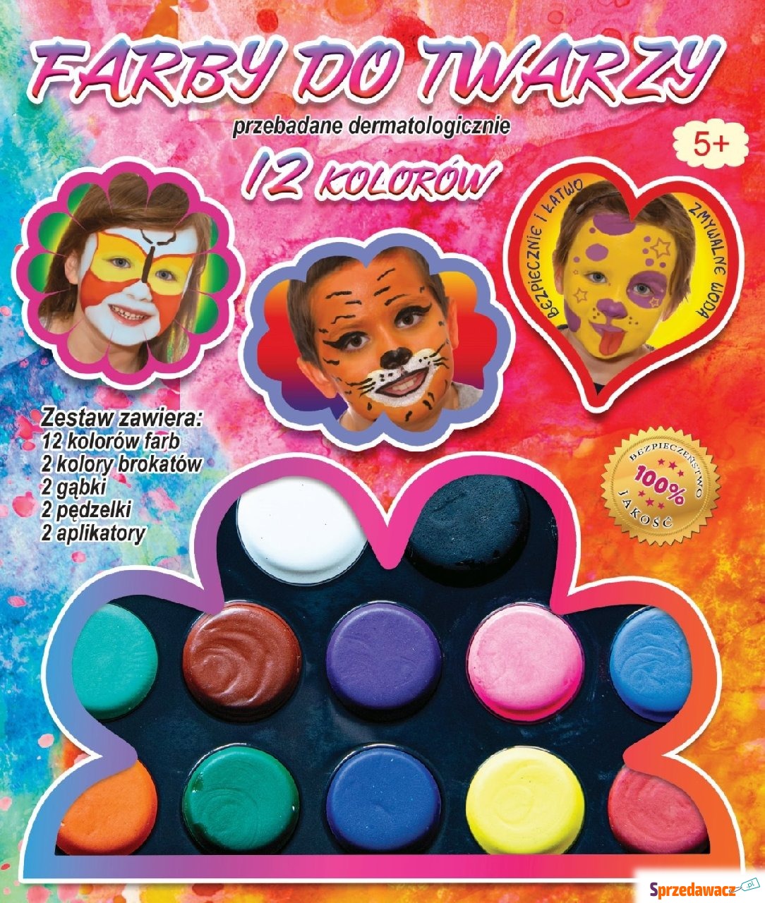 Farby Do Malowania Twarzy 12 k...