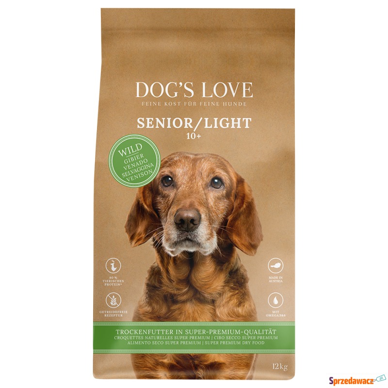 Dog´s Love Senior/Light, dziczyzna...