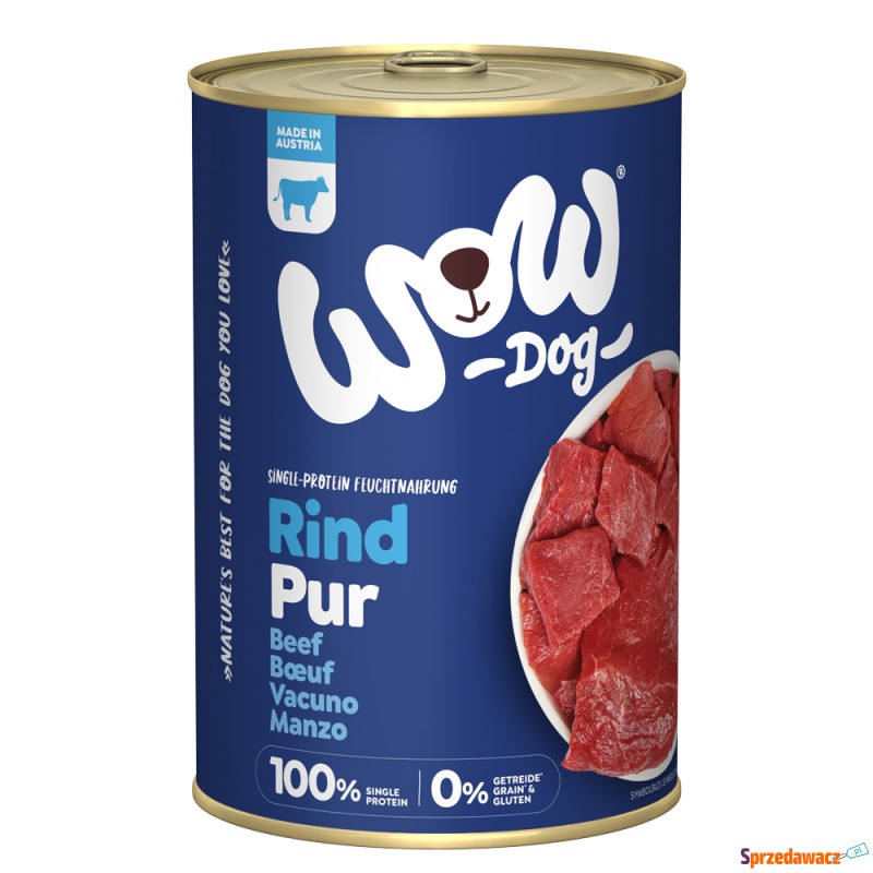 WOW Pur, 6 x 400 g - Wołowina