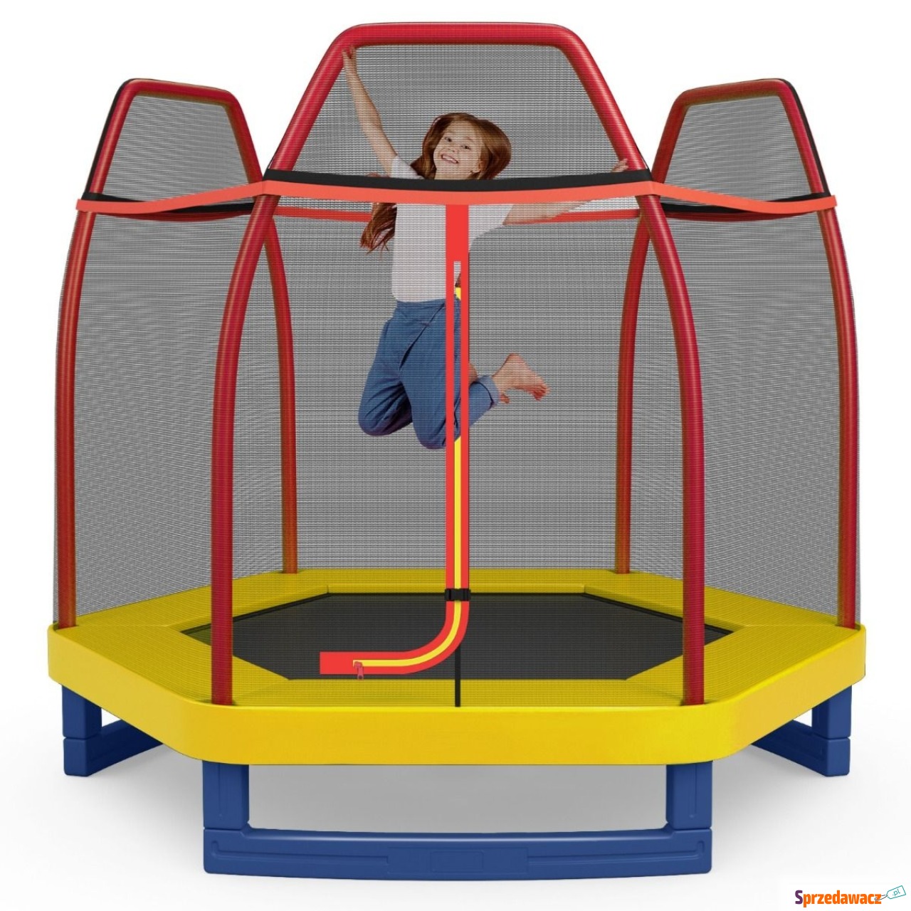 Trampolina dla dzieci z siatką...