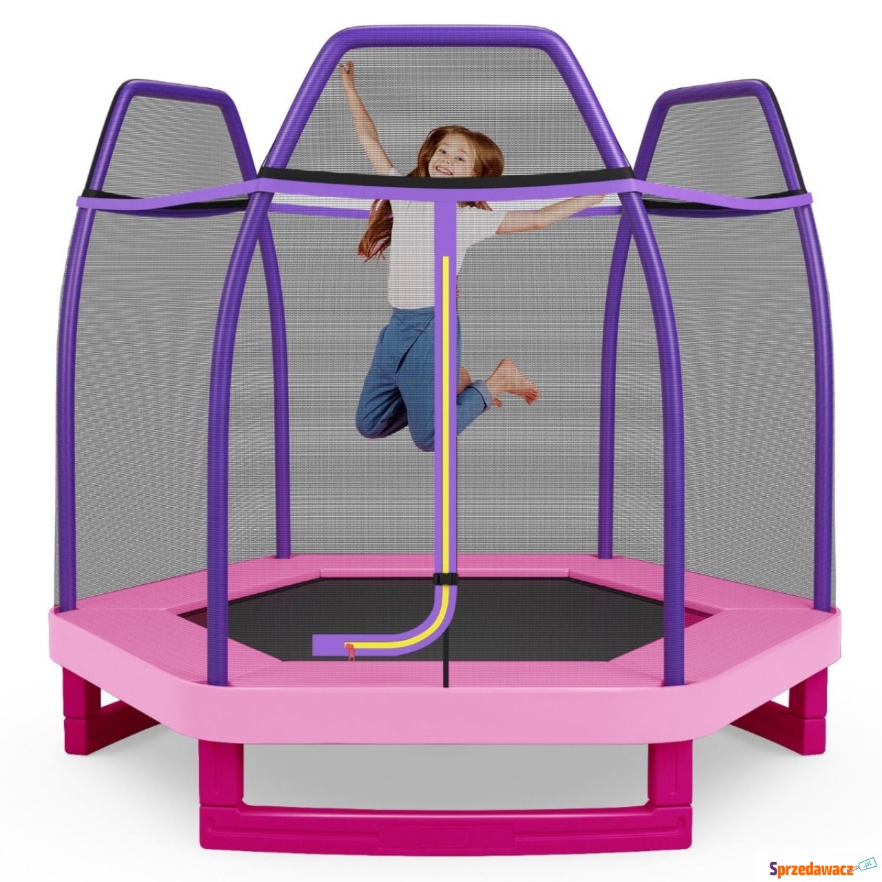 Trampolina dla dzieci z siatką...
