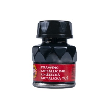 KIN TUSZ KREŚLARSKI ART METALIK 2710 BLACK 20 G.