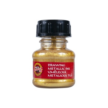 KIN TUSZ KREŚLARSKI ART METALIK 2830 GOLD 20 G.
