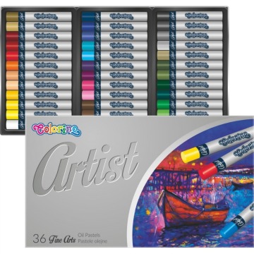 Pastele olejne Colorino 36 kolorów Artist