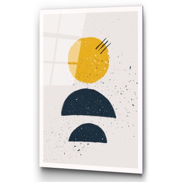 SELSEY Obraz Onybill 65x45 cm żółto-granatowy - Genesis