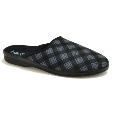 Pantofle pełne męskie Adanex 27982 szare