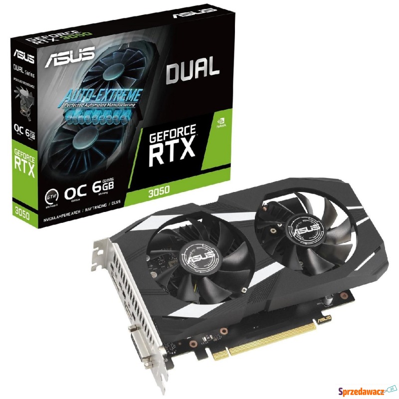 ASUS GeForce RTX 3050 DUAL 6GB OC - Karty graficzne - Toruń