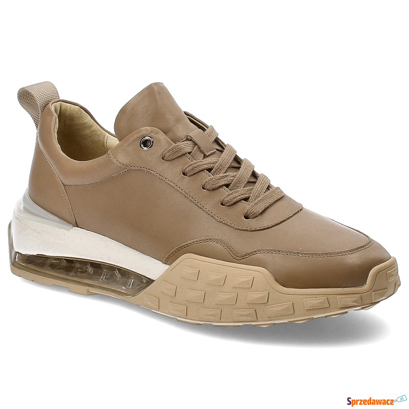 Brązowe Sneakersy John Doubare Stylowe Obuwie... - Buty sportowe miejskie... - Iława