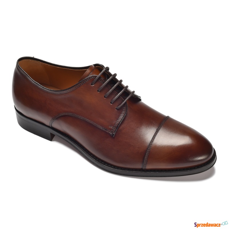 Eleganckie brązowe skórzane buty męskie z nos... - Buty sportowe miejskie... - Legnica