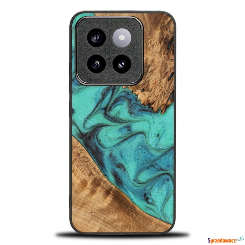 Drewniane etui do Xiaomi 14T, Bewood Unique Turquoise - Etui na smartfony - Skarżysko-Kamienna